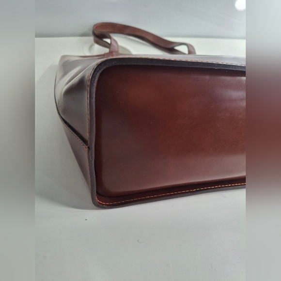 Lamarthe Italian Leather Tote Bag Great Condition - Picture 5 of 8